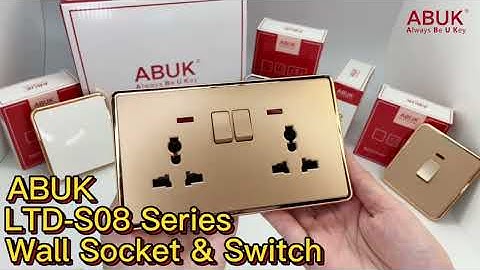 ABUK LTD-S08 Series Wall Switch & Socket