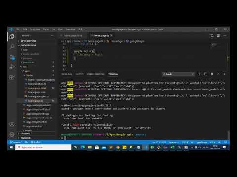 ionic 5 Google login 2020 - YouTube