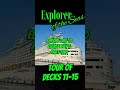 Explorer of the Seas Decks 11-15 ship tour + Sea Day Vlog - Europe Trip Day 10 - Cruise Day 6
