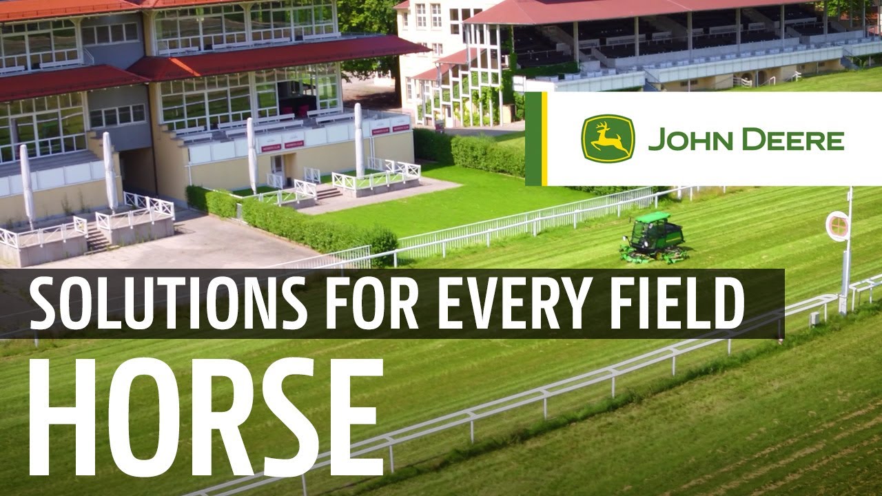 Sports Turf Horse Race Track Maintenance YouTube