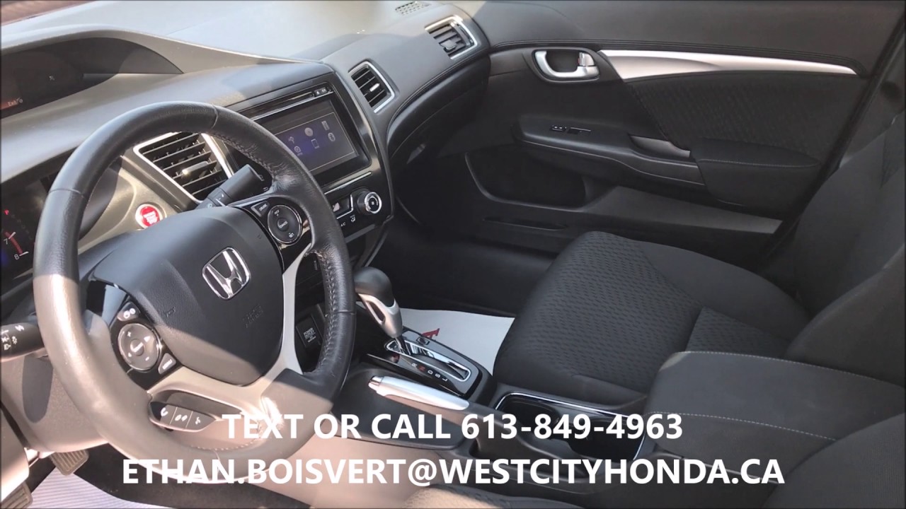 2014 HONDA CIVIC EX USED HONDA CIVIC BELLEVILLE ONTARIO YouTube