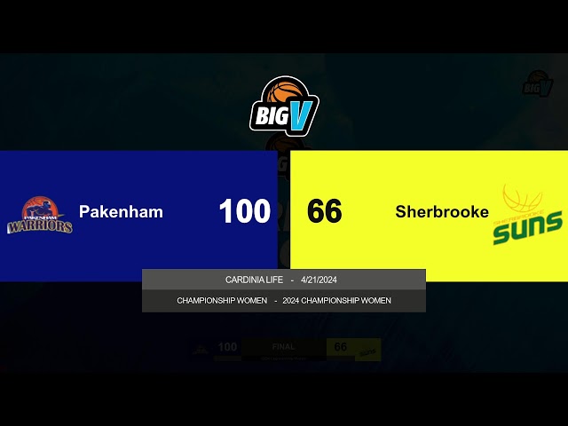 BigV Champ Women - Pakenham vs Sherbrooke - Round 3