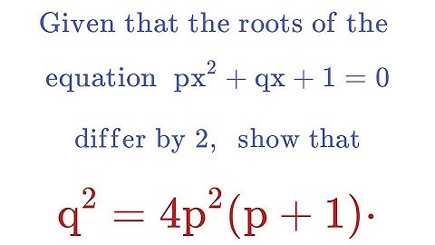Roots of Quadratic Equations #maths  #learnmath #viral #olympiad #education @EndzeMathsSolutions 