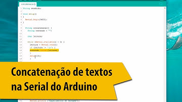 📌 Concatenação de textos na Serial do Arduino