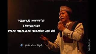 ANAK MUDA HARUS NONTON!!!. PESAN CAK NUN UNTUK KAUM MUDA // MOTIVASI CAK NUN