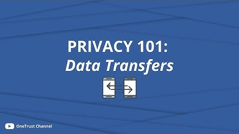 Privacy 101: Data Transfers