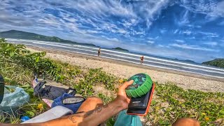 DIA DE SURF VLOG NA PRAIA DO UBATUMIRIM | Surf Pov