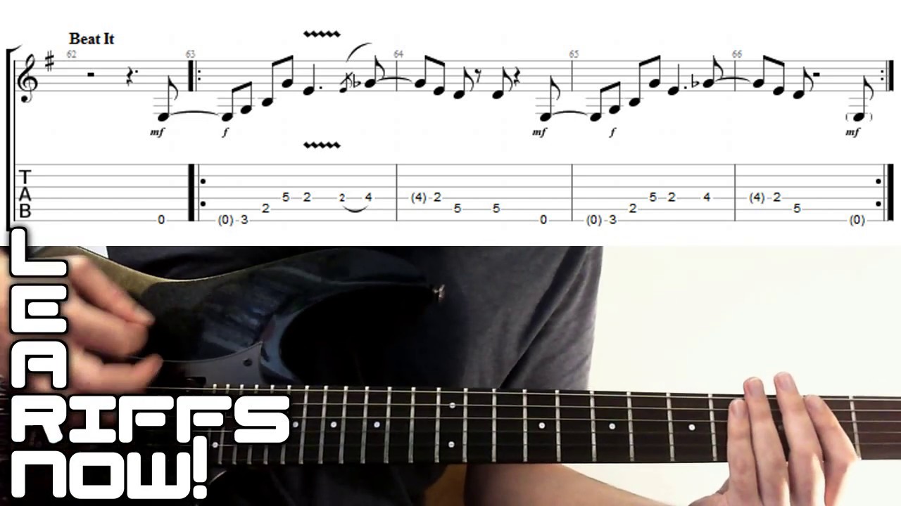 BEAT Guitar Lesson Main Riff Jackson) -