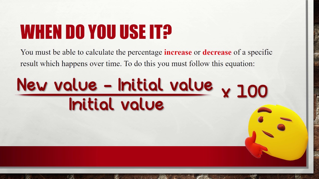 Calculating Percentage Increase or Decrease - YouTube