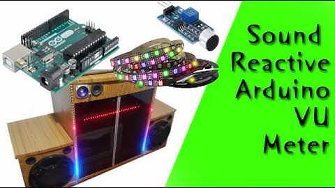 Sound Reactive Arduino UV meter - WS2812b LED Strip