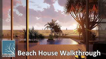 Beach House Exterior Walkthrough | Lumion Animation