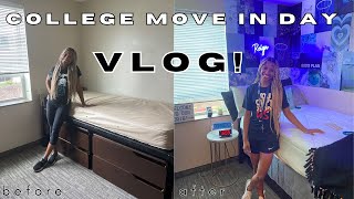 COLLEGE MOVE IN DAY 2023 VLOG (freshman year, student athlete)