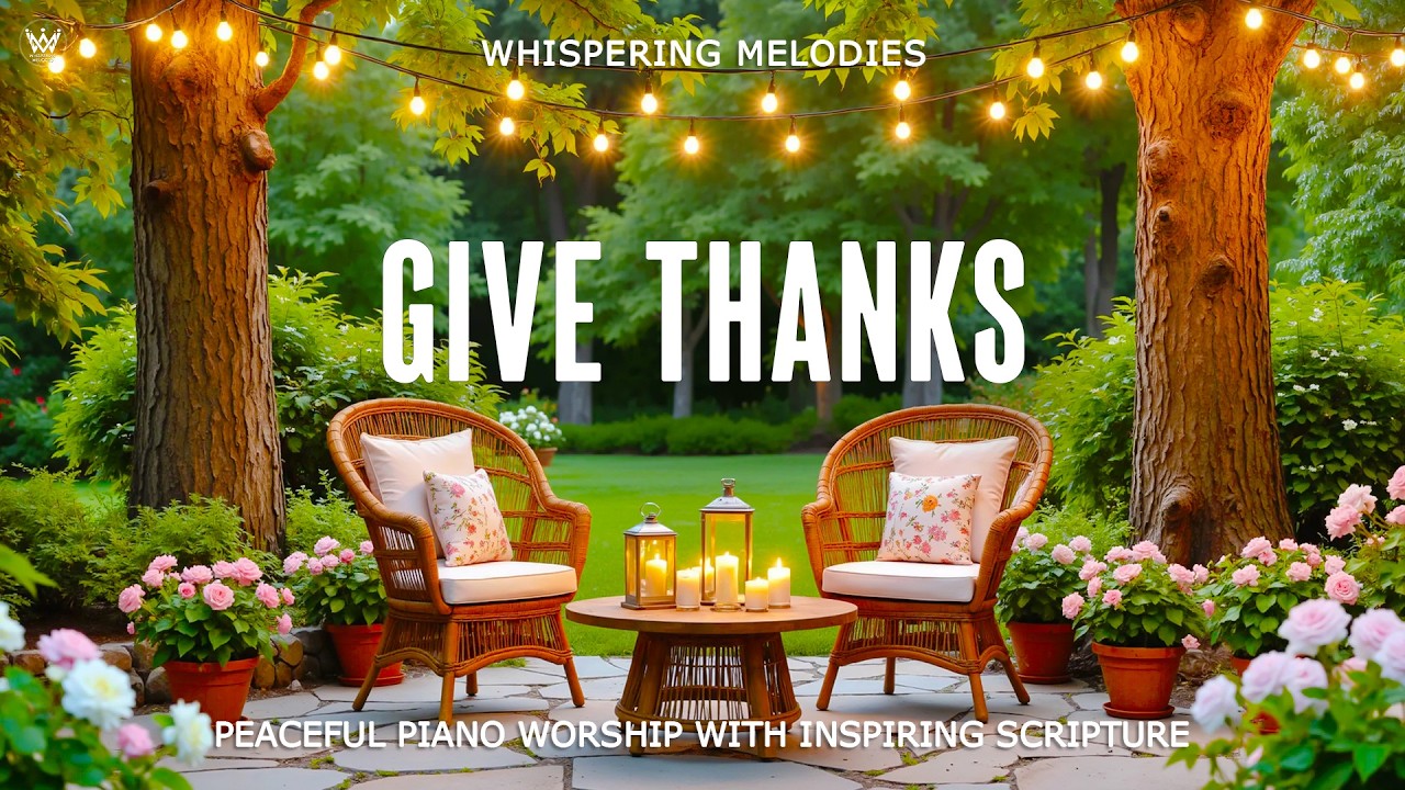 GIVE THANKS | Peaceful Piano Worship with Inspiring Scriptures & Beautiful Nature Scenes