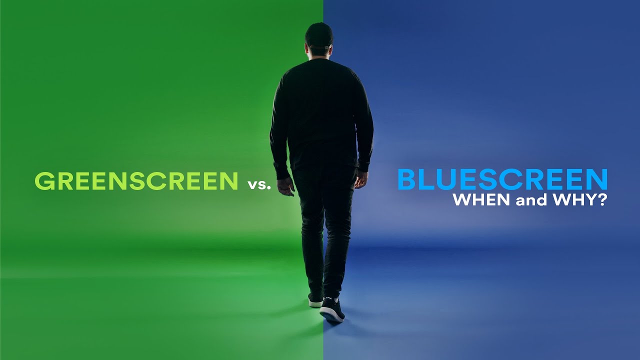 difference between blue screen and green screen