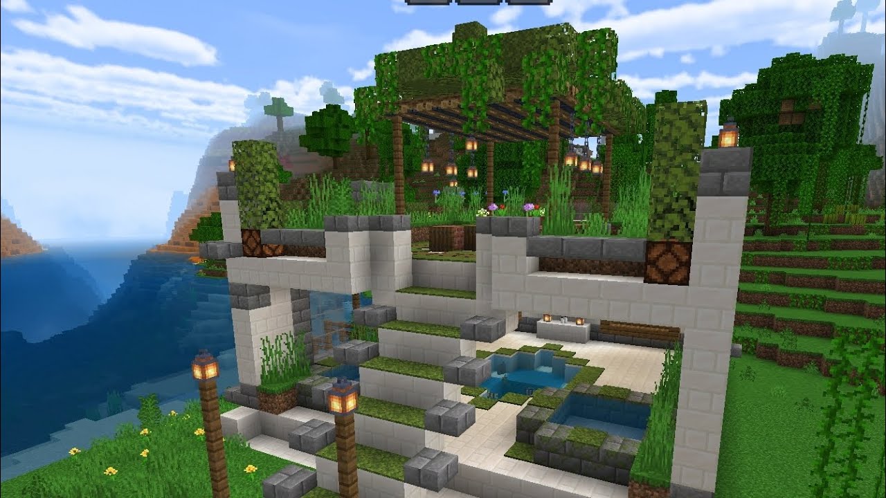 Minecraft Build Small Flower Garden Tutorial By Aish (#114) - YouTube