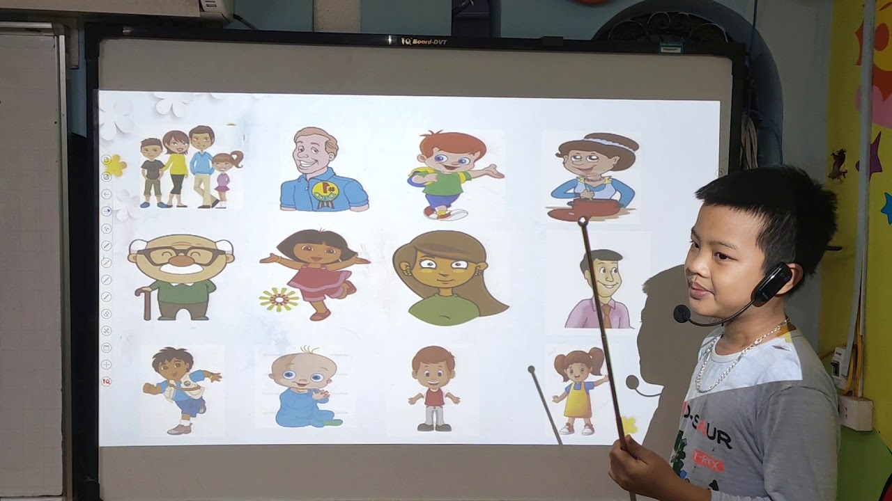 David -Aloha 9 speaking test topic family