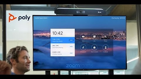 Poly G7500-X30-X50 in Zoom Room mode