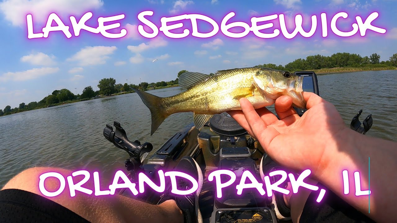 Orland Park Bass Fishing!! Illinois Kayak Fishing