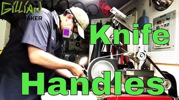 Machining Knife Handles - Custom Made Folding Pocket Knives -  how to make a titanium knife handle