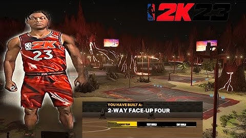 THIS IS THE BEST 2-WAY STRETCH FOUR BUILD ON NBA 2K23! THE BEST ANKLEBREAKING STRETCH BIG!