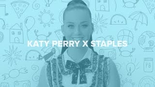 Katy Perry e Staples se unem para apoiar professores e alunos (LEGENDADO PT/BR)