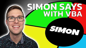 We created SIMON SAYS from SCRATCH with VBA!