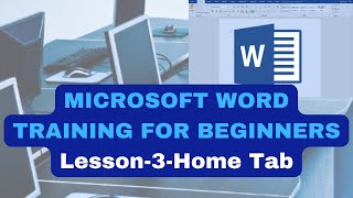 MICROSOFT WORD TRAINING FOR BEGINNERS | LESSON 3/5