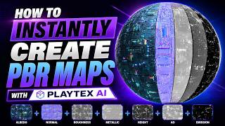 How to create PBR Maps Instantly With PLAYTEX AI