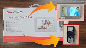 HIKVISION Video Door Phone Installation (DS-KIS204T)