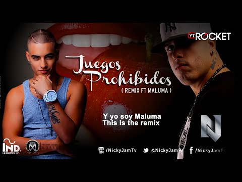 Nicky Jam - Juegos Prohibidos ( remix ft Maluma ) Oficial Con Letra @NickyJamPr @MalumaColombia