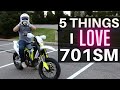 The Best Supermoto? || 5 Things I LOVE about My 2022 Husqvarna 701sm