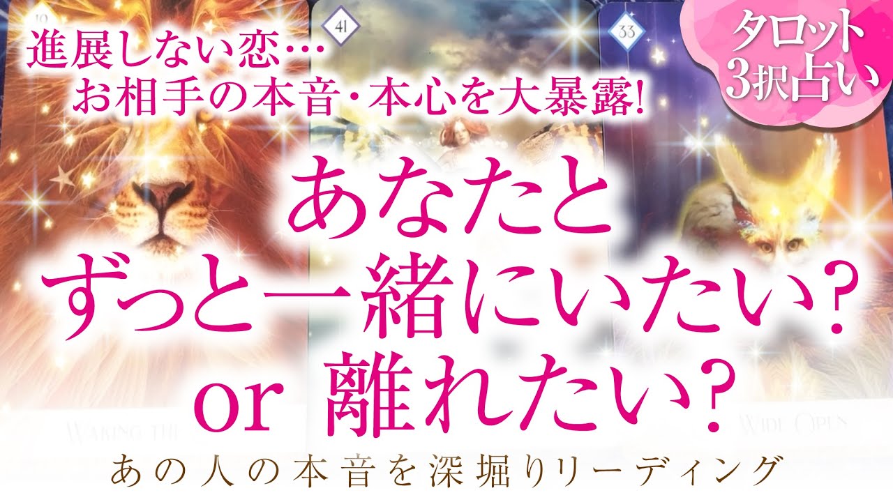 🔮恋愛タロット🌈進展しない恋…お相手の本音・本心を大暴露❗あの人はあなたと一緒にいたい？ or 離れたい？2人の未来🌈片思い・音信不通・LINEブロック・疎遠・複雑恋愛・不倫・三角関係・曖昧な関係等💗