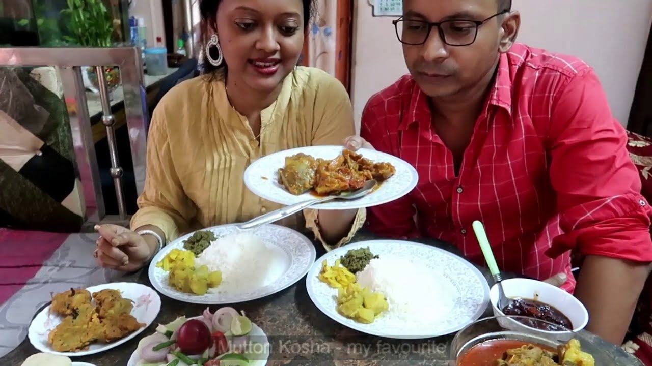 Tasty Lunch | Rice with Mutton Kosha & Mutton Curry | Indian Food Loves You