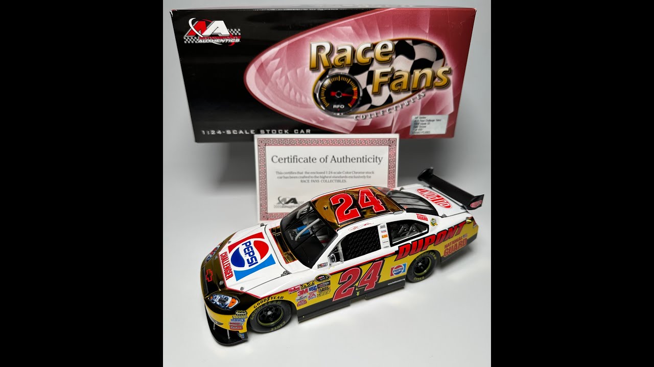 Miniature Motorsports Authentics 1/24 – Jeff Gordon 2007 Monte Carlo SS Holidays Ltd Edt