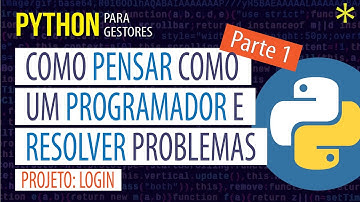 Você não vai programar se só aprender comandos! Pense como um programador - Parte 1: Projeto Login