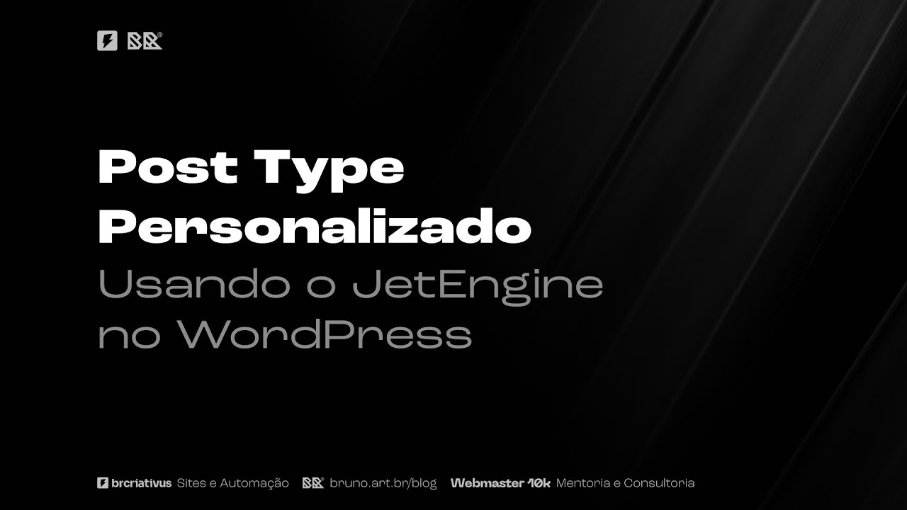 Criando Post Type com Campos Avançados no Wordpress com JetEngine - YouTube