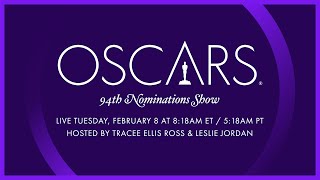 Kijk LIVE naar bekendmaking Oscarnominaties voor 94ste Oscars op 8 februari
