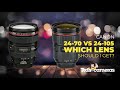 The Canon 24-70mm vs 24-105mm- Get #TeducaTED