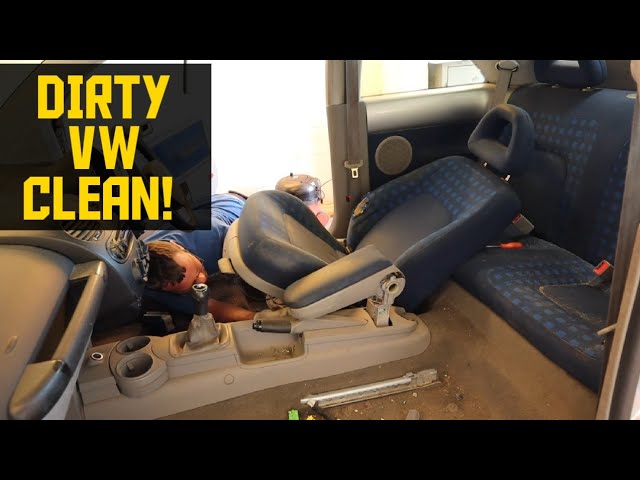 How To DEEP CLEAN Cloth Car Seats The Right Way And Remove Stains and Dirt  