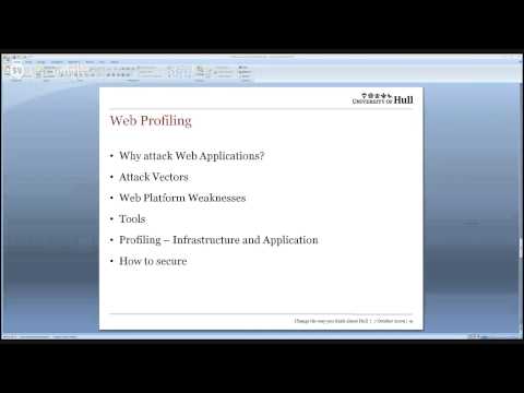web Profiling Revision