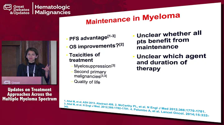 Multiple Myeloma Update: Maintenance Therapy