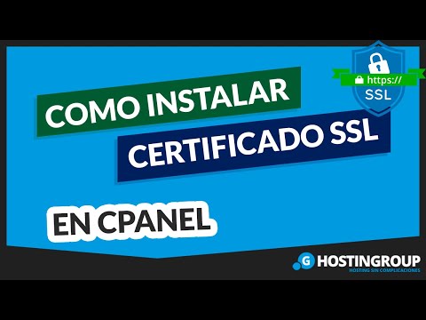 Vídeo: Com habilito SSL al cPanel?