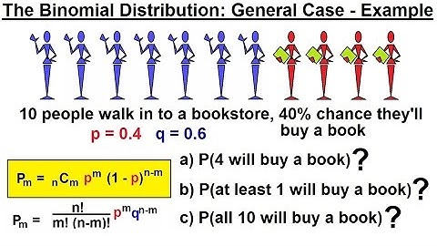 Prob & Stats - Random Variable & Prob Distribution (39 of 53) Binomial Distribution: Example