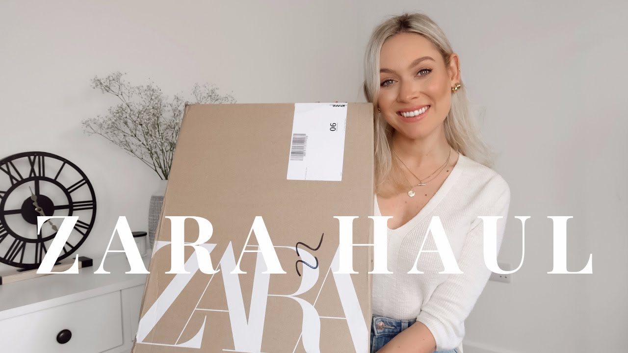 NEW IN ZARA TRY ON HAUL 2021! Neutral spring staples!