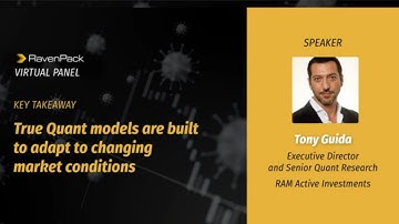 True Quant models are built to adapt to changing market conditions - Finance modelling by Tony Guida