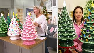 Mr. Christmas 24" Oversized Plug-In Nostalgic Tree on QVC
