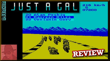 Just a Gal : Homebrew from 2019 - on the ZX Spectrum 48K !! with Commentary