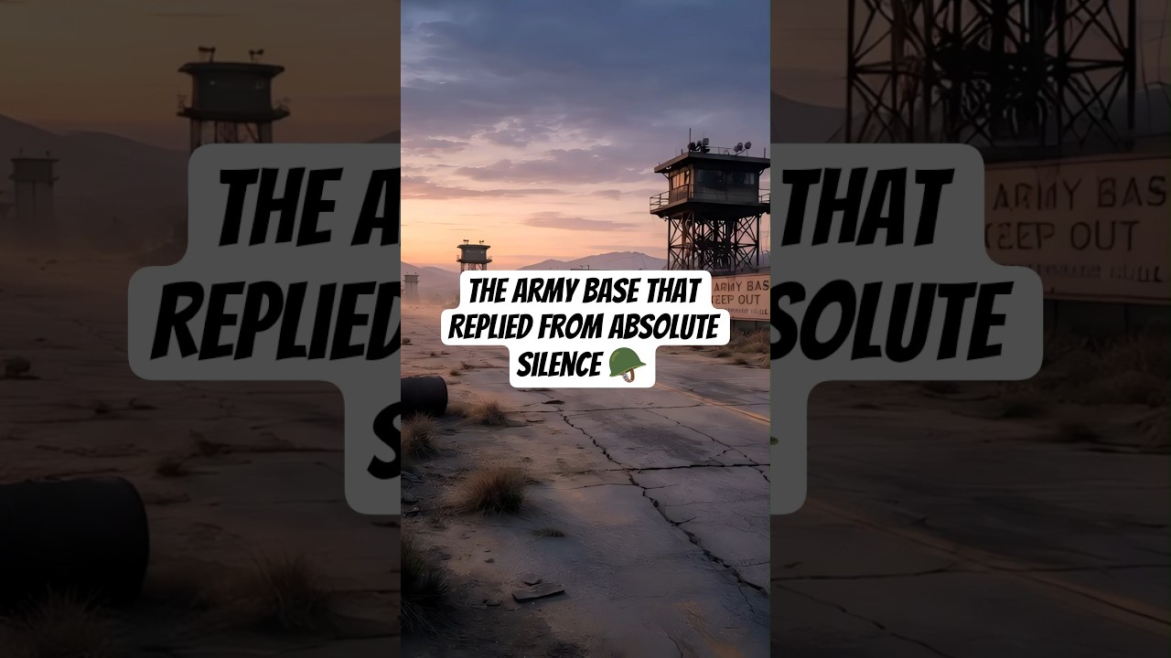 Военная база, ответившая в полной тишине 🪖