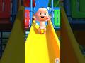 LET’S SLIDE FAST! 😲 Magic Transformation Surprise! 🎢 #babyrhymes #kidssongs#nurseryrhymes #kidsvideo