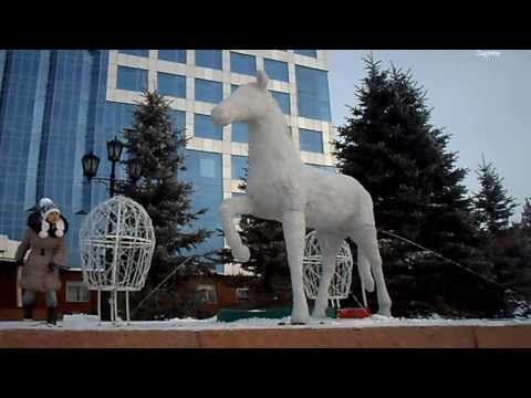 Лошади в центре